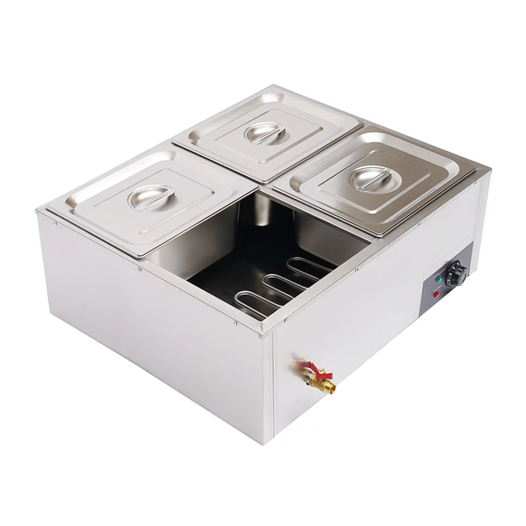 850W 4-Pan Commercial Food Warmer Q5026