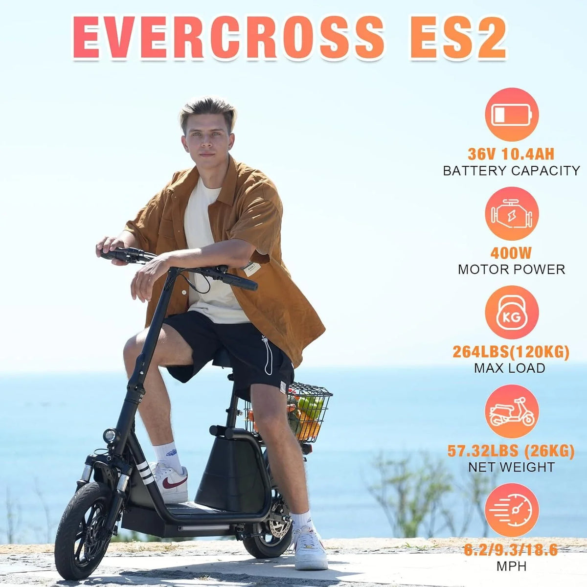 Electric Scooter with Seat Q2277