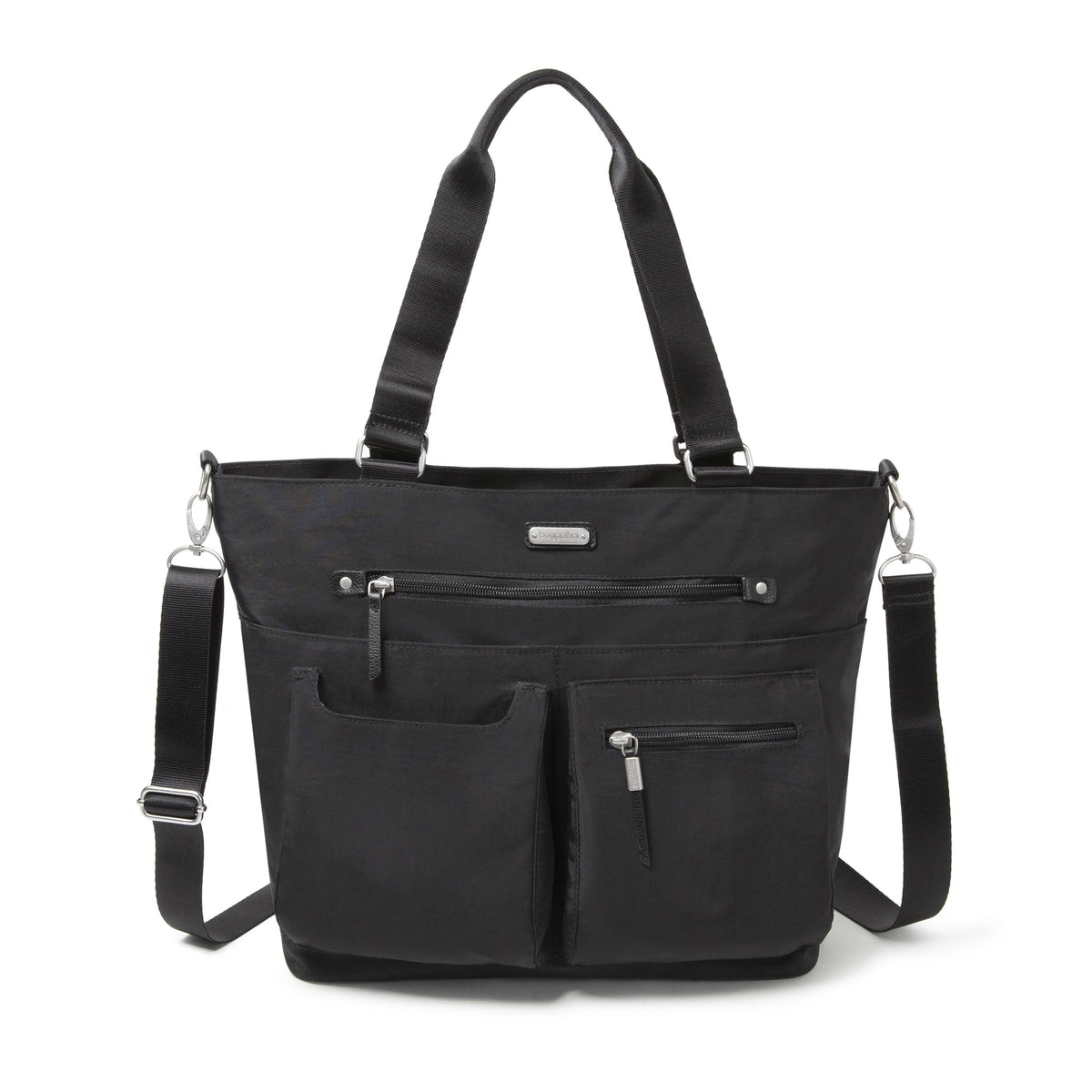 Black Tote with RFID Phone Wristlet Z224880