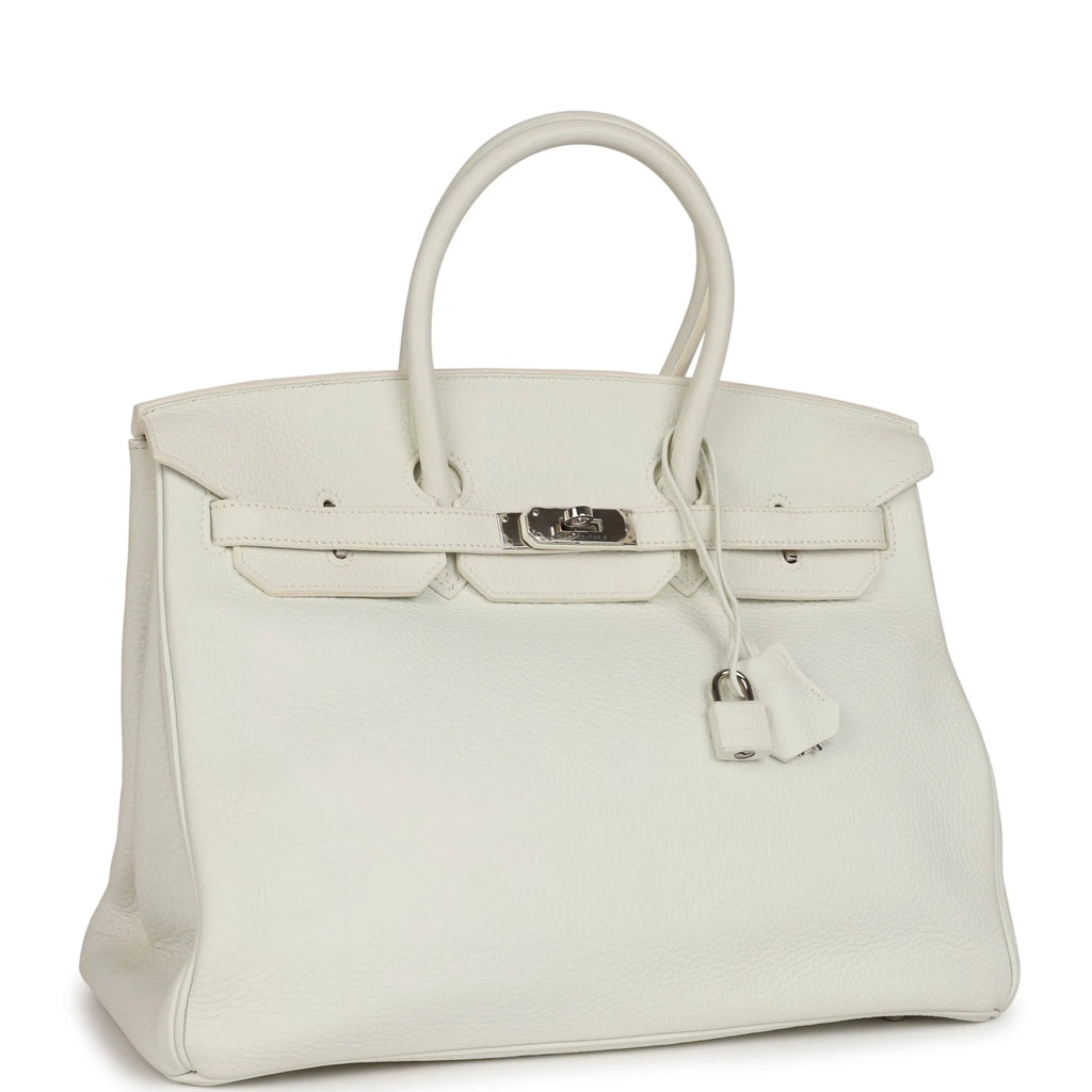 White Togo Leather Handbag M285