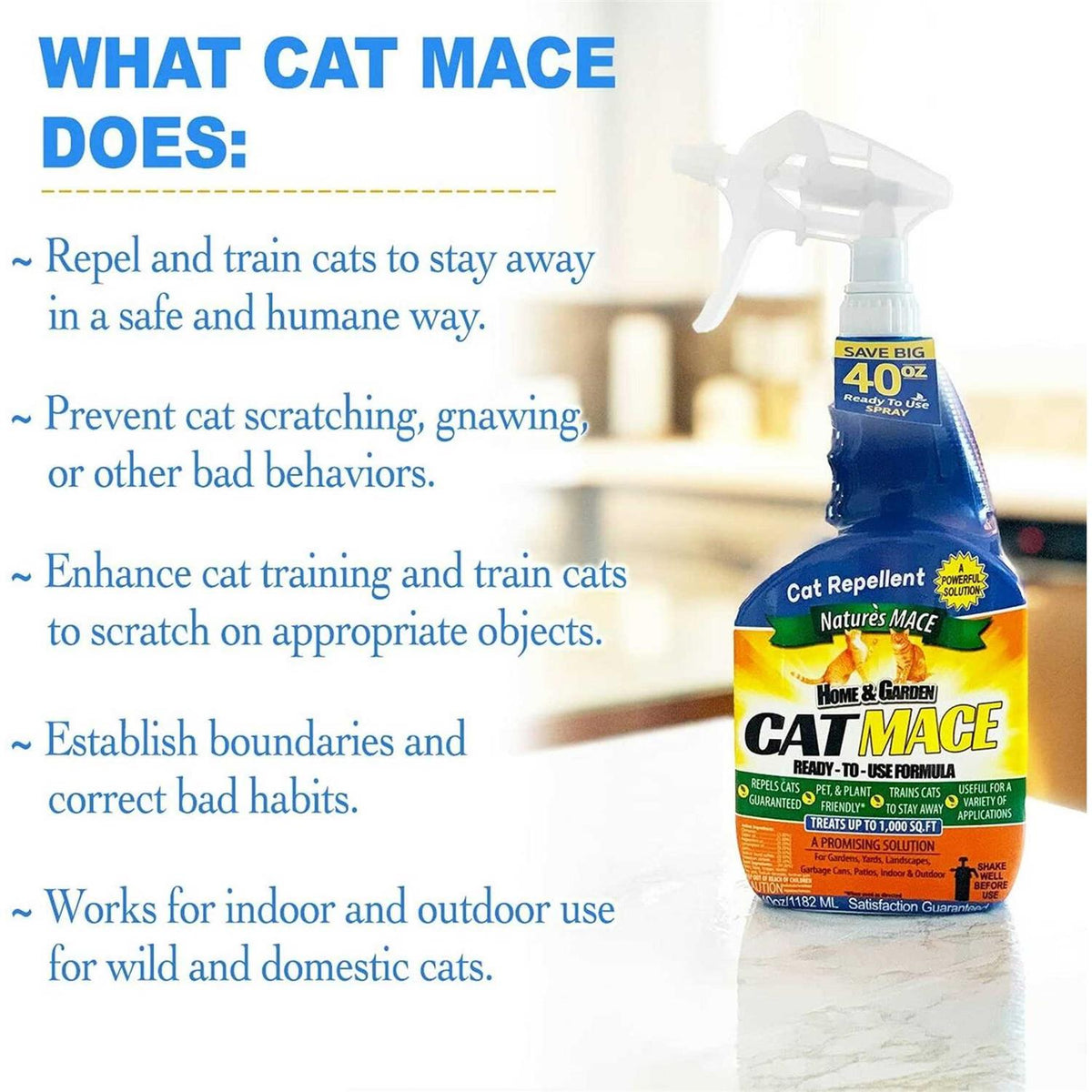 Cat Repellent Outdoor Spray Y7401