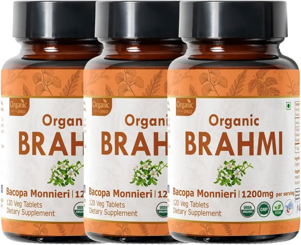 120 Tablets Organic Vegan Bacopa Monnieri H46249