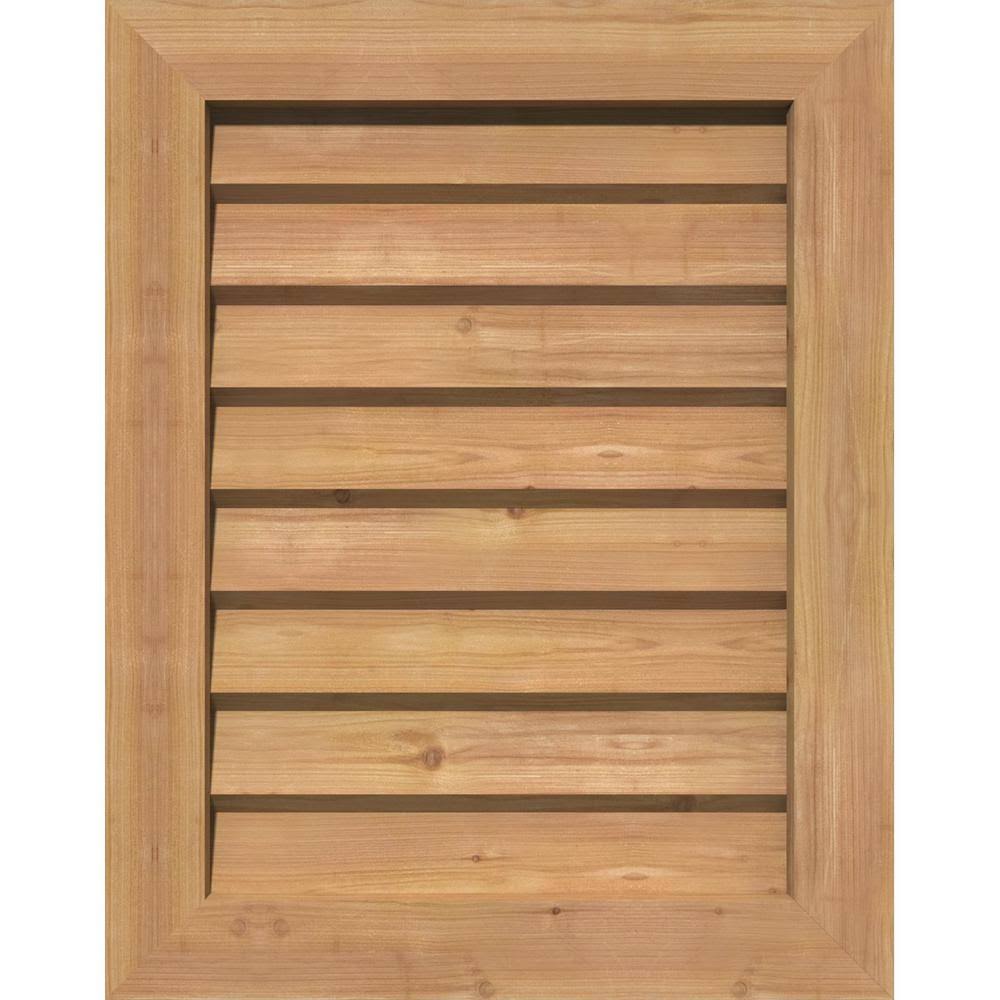 Unfinished Non-Functional Vertical Gable Vent K42233