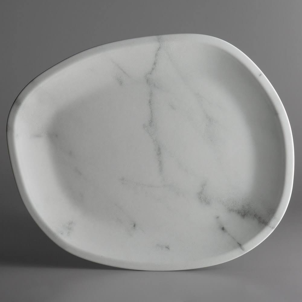 Marble Melamine Oblong Platter D65775