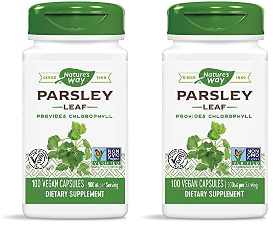 Parsley Leaf 100 Vegan Capsules Pack of 2 F993