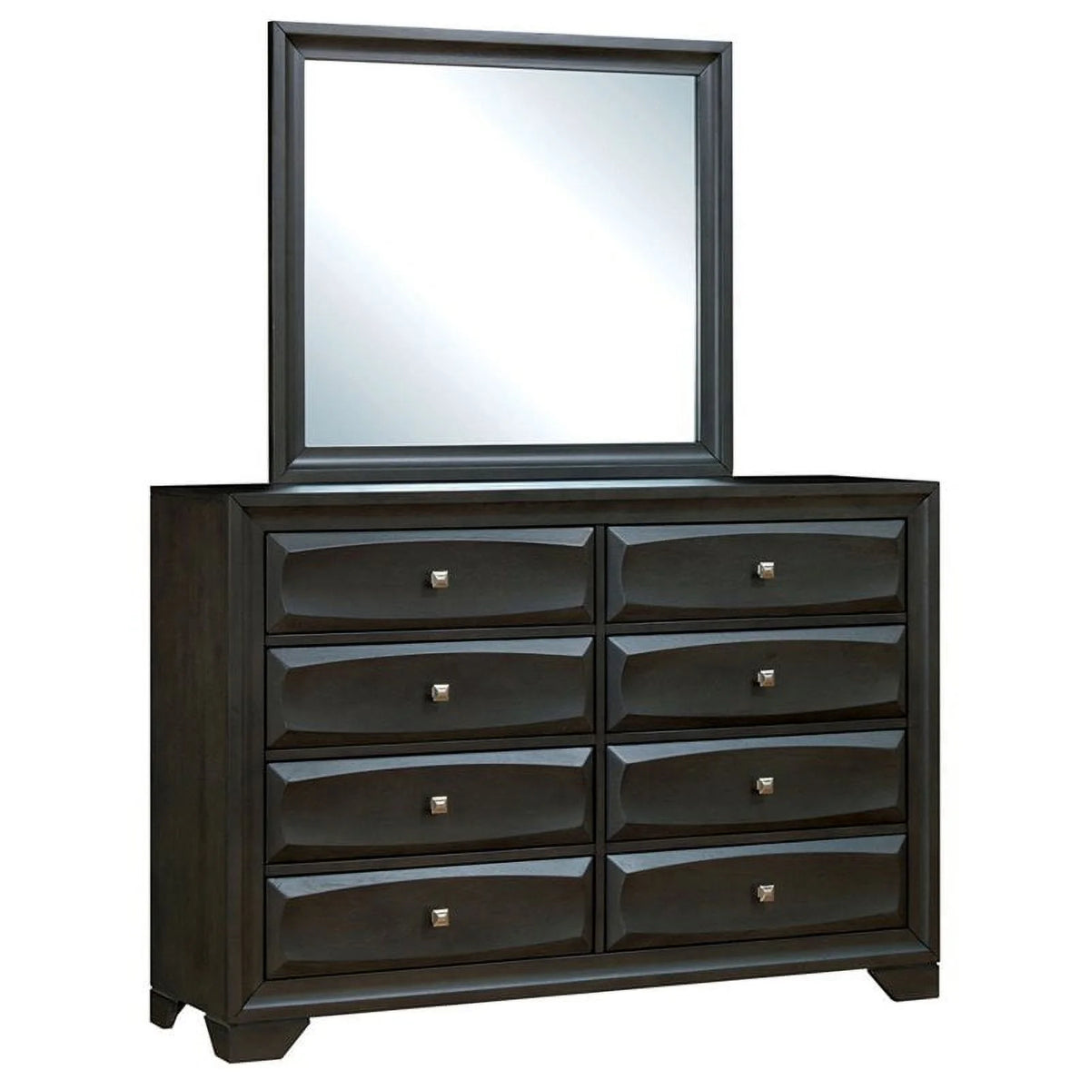 2-Piece Wood Dresser and Mirror K649796
