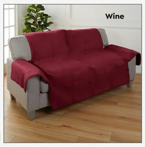 Faux Fur Loveseat Cover X559729