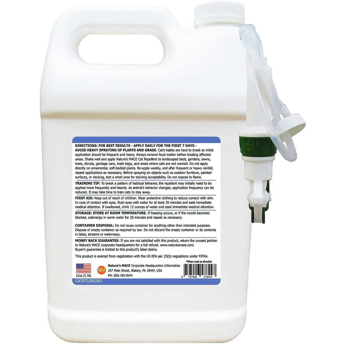 Cat Repellent Outdoor Spray Y7401