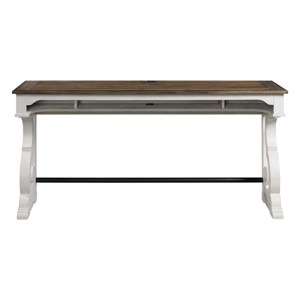 White Oak Wood Sofa Bar Table Y142204