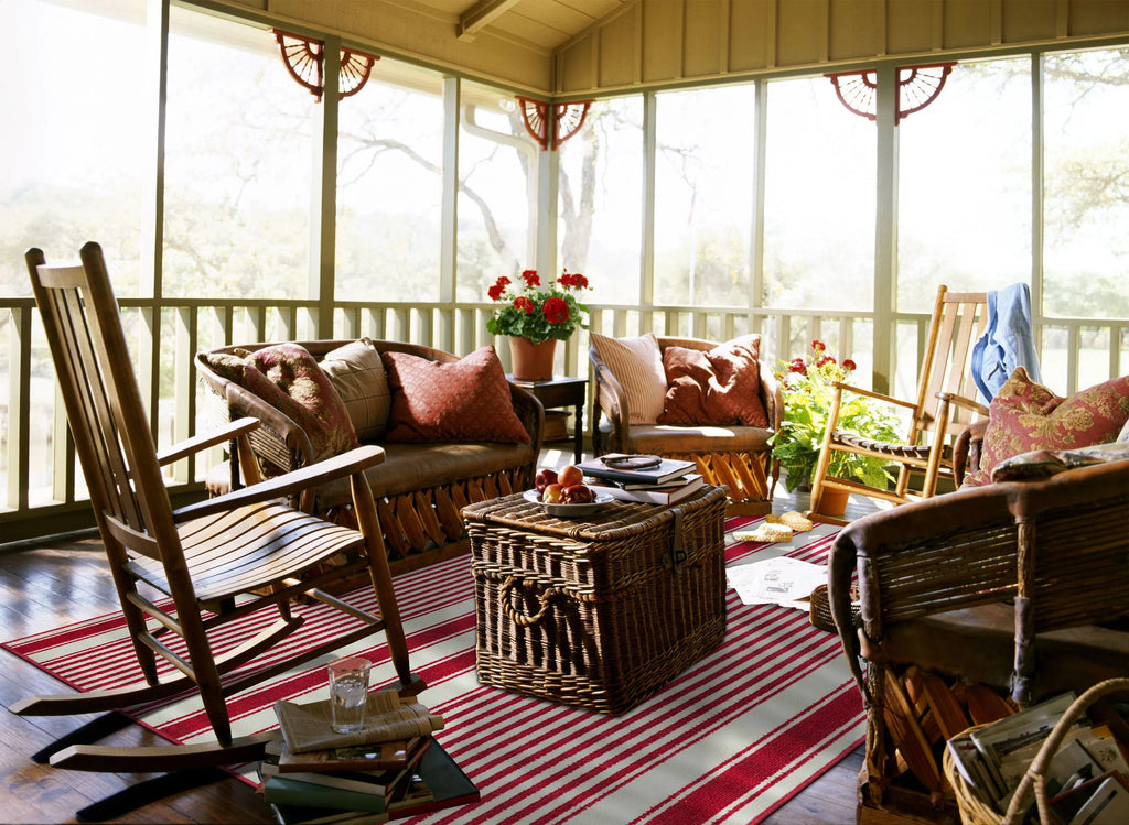 6 ft. x 8 ft. Chili Red Area Rug B1489