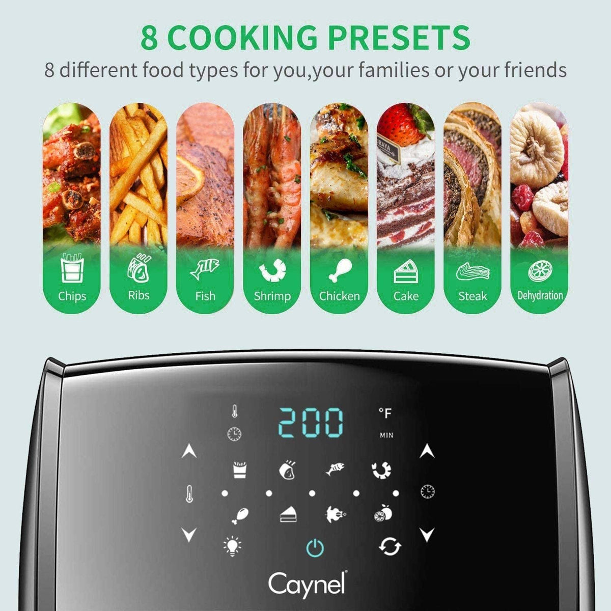 Black 12.7 Quart Digital Air Fryer B960769