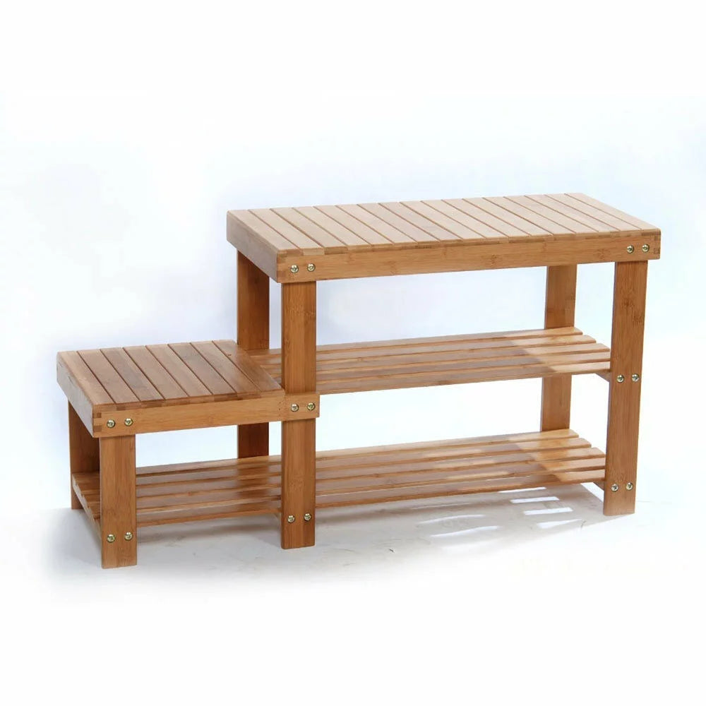 3 Tiers Bamboo Shoe Rack Bench G479