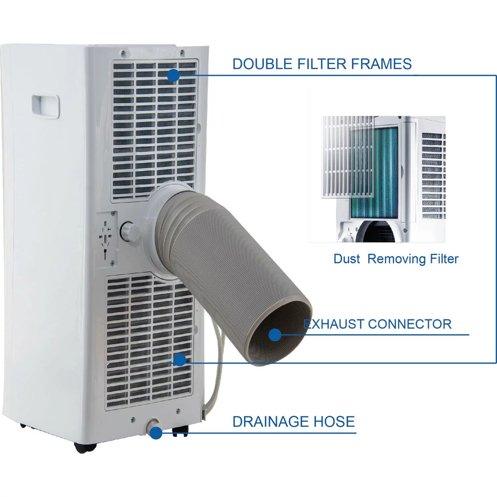 Portable Air Conditioner with Remote Control White L75886