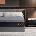 Black 12 inch Queen Gel Memory Foam Mattress S1087