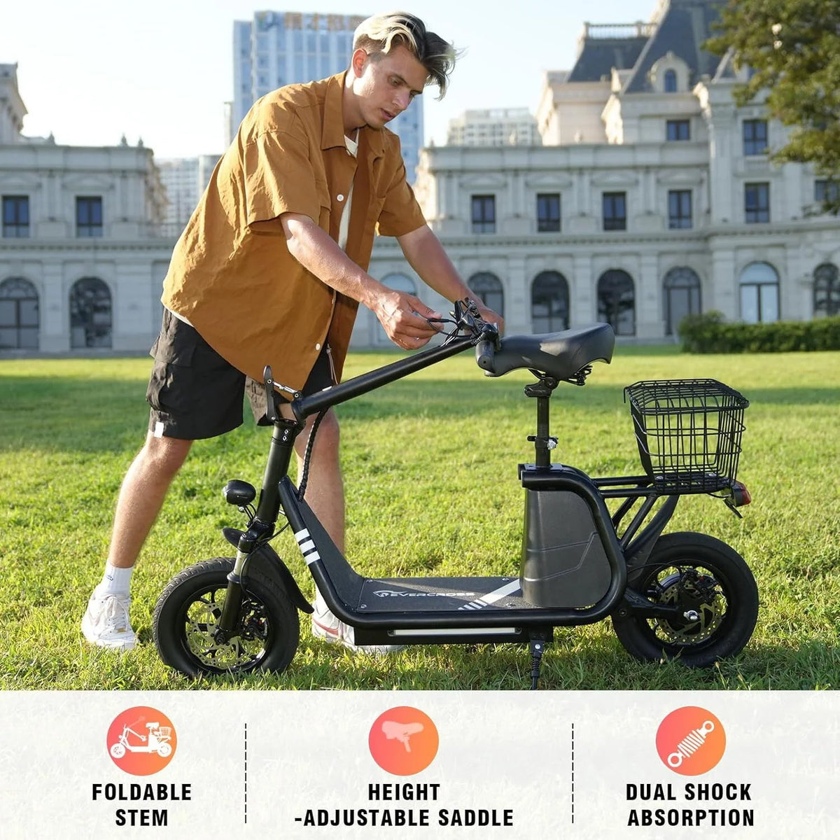 Electric Scooter with Seat Q2277