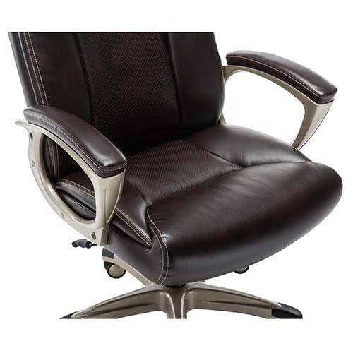 Brown Bonded Leather Big & Tall Executive Office Chair K55551