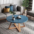 Solid Wood Round Coffee Table 28'' White G496693