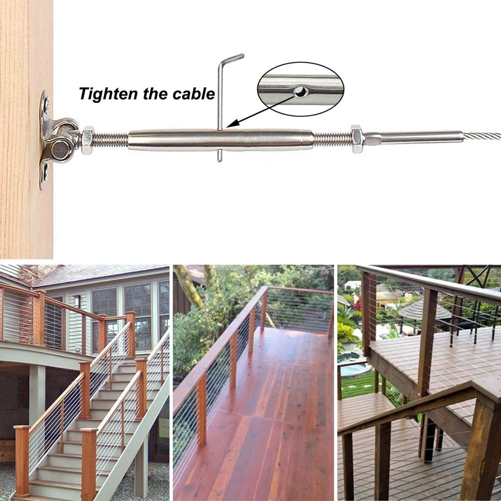 Stainless Steel Cable Railing Hardware Kit E5297