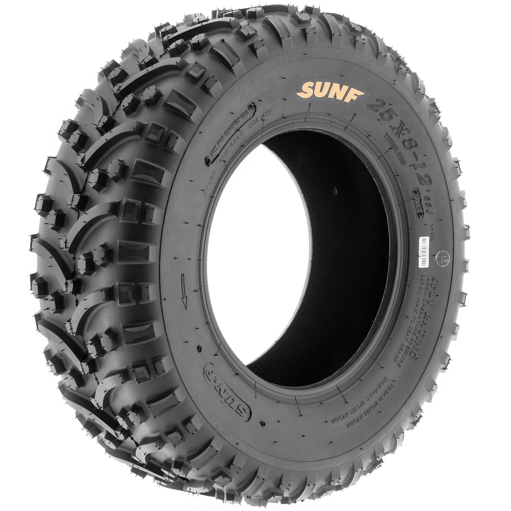Set of 4 ATV UTV Tires 25x8-12 6 PR Z453