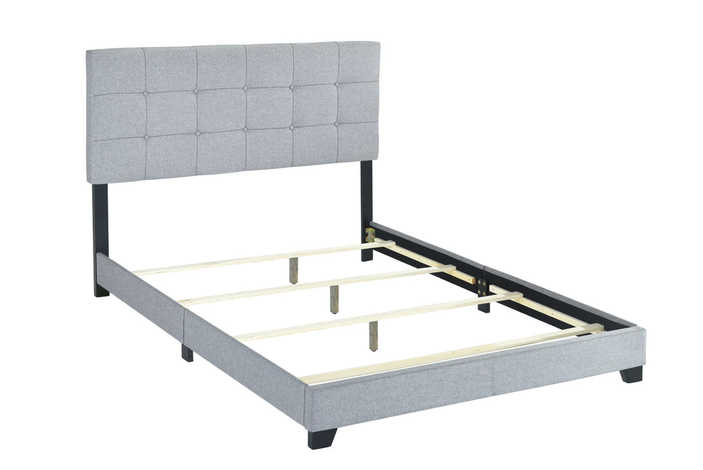 Gray Queen Panel Bed S534883