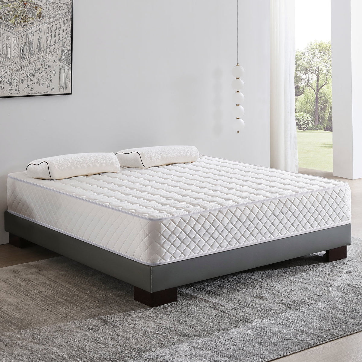 Twin 12 inch Hybrid Gel Memory Foam Mattress O452