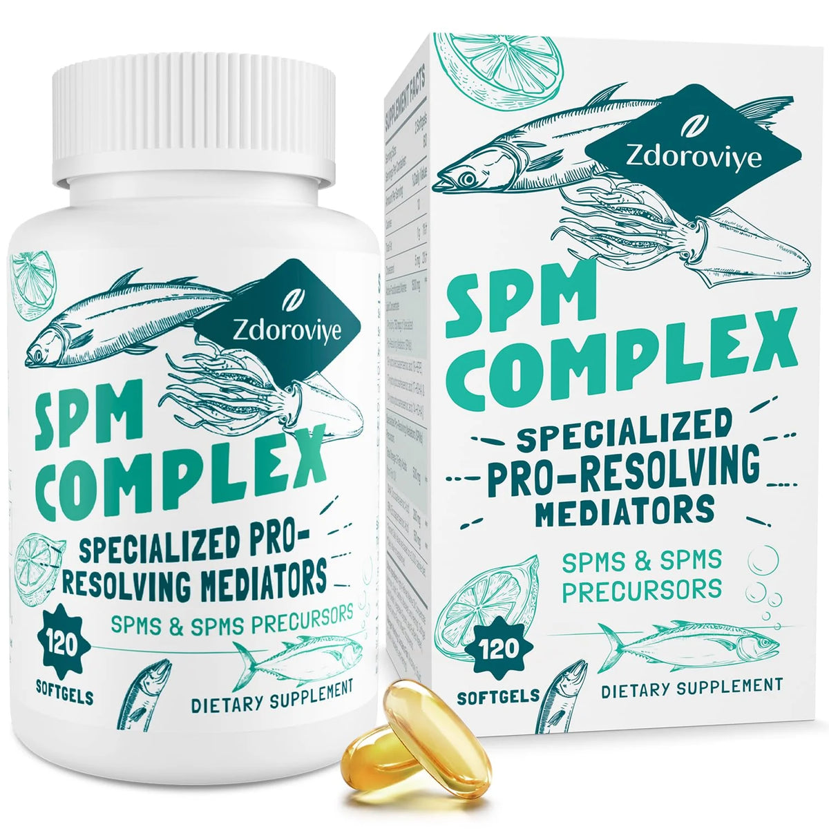 120 Softgels SPM Supplement Y240