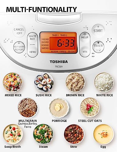 6 Cup Fuzzy Logic Rice Cooker with Non-Stick Inner Pot Z249