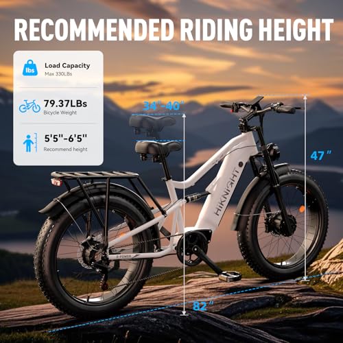 Peak 3000W 52V 20AH 26 Inch Fat Tire Electric Bike C8259