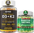 Vitamin D3 5000iu & K2, Calcium Gummies & Digestive Enzymes Gummies J456481