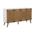 White 4-Door Wood Credenza F622742