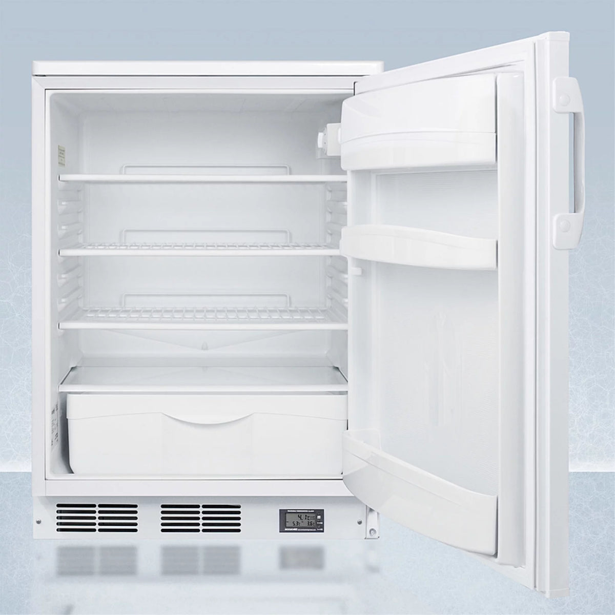 White Built-in or Freestanding All-Refrigerator with Front Lock and Digital Temperature Display H488208