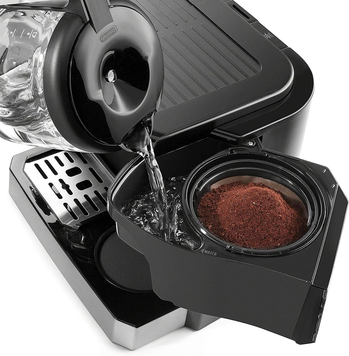 Combination Coffee Maker & Espresso Machine with Milk Frother and Glass Coffee Pot A61071