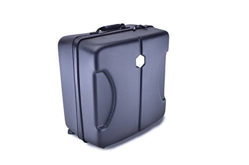 Waterproof Carbon Fiber Vinyl Hard-Shell Backpack N318092