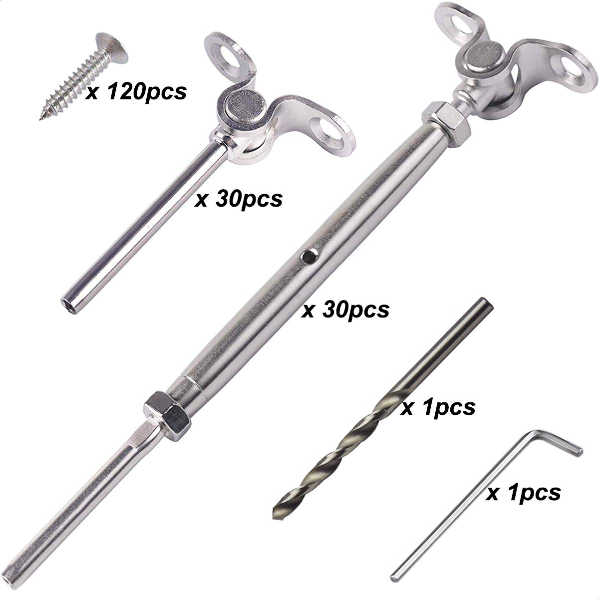 Stainless Steel Cable Railing Hardware Kit E5297