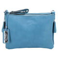 Leather Blue Purse M7533