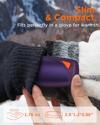 Rechargeable Hand Warmers with Charge Case, 2 Packs 14,000mAh Y195