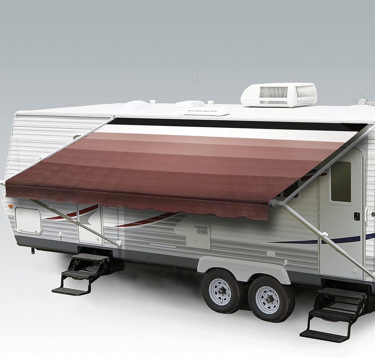 Heavy Duty Weatherproof Vinyl RV Awning Fabric Replacement O441745