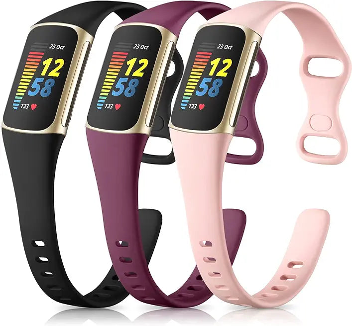 Soft Silicone Breathable Sport Replacement Strap 3 Pack E38441