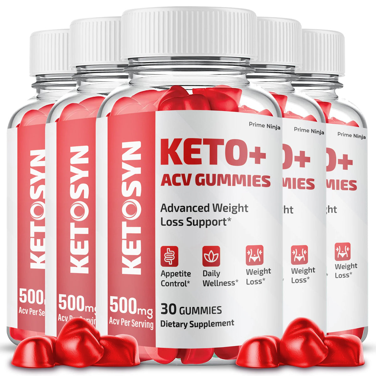 Keto ACV Gummies 5 Pack D3436