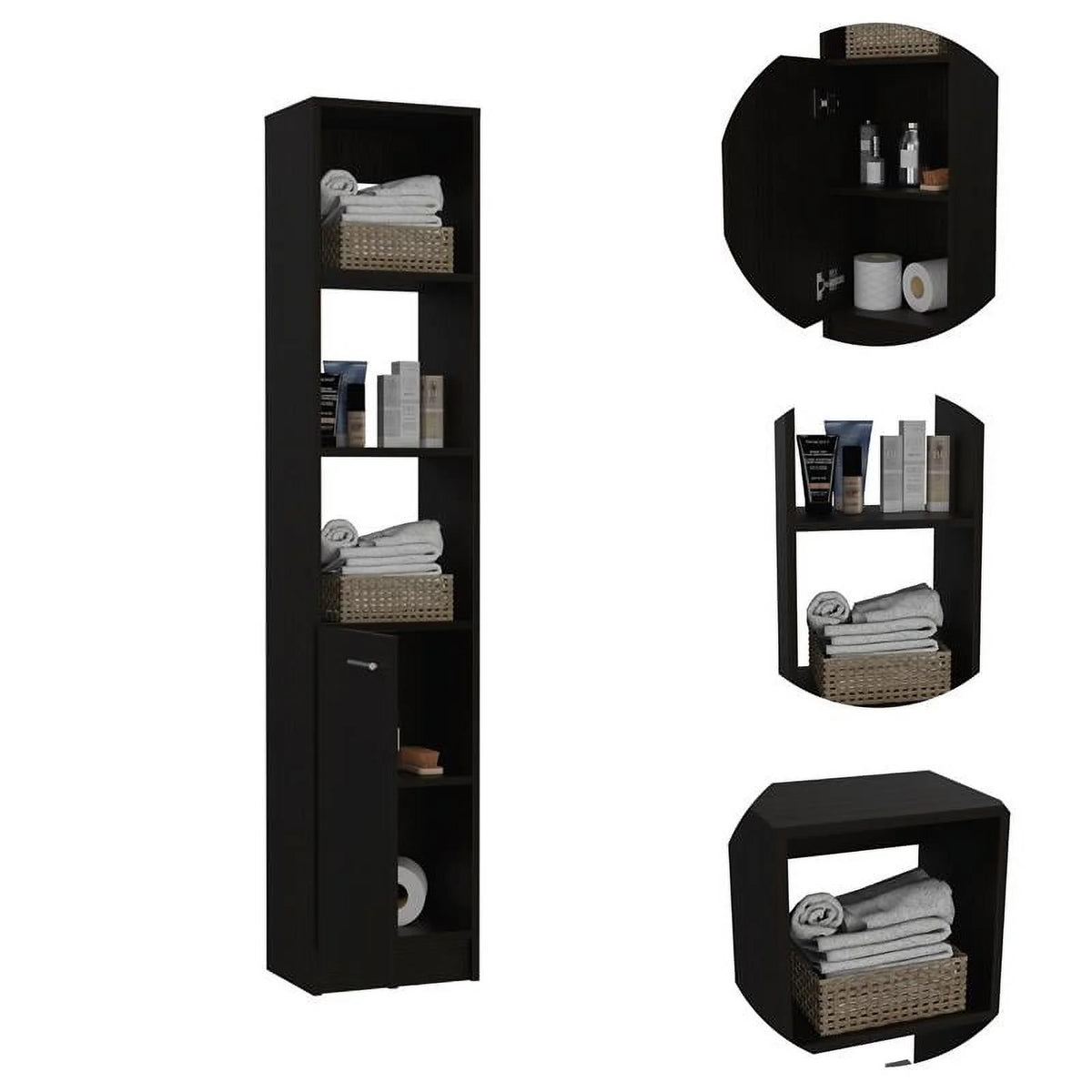 2-Piece Medicine Cabinet and Linen Cabinet Set D62605