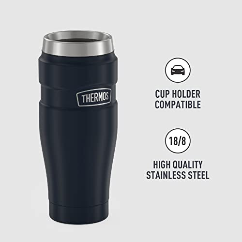 Stainless King Vacuum-Insulated Travel Tumbler 16 Ounce Midnight Blue X17124