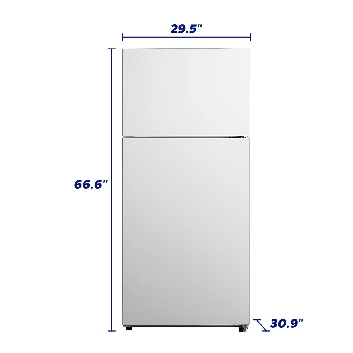 18.0 cu. ft. Top Freezer Refrigerator White J3948