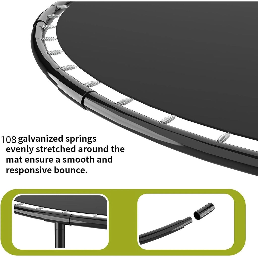 12FT Trampoline with Slide and Ladder R5244