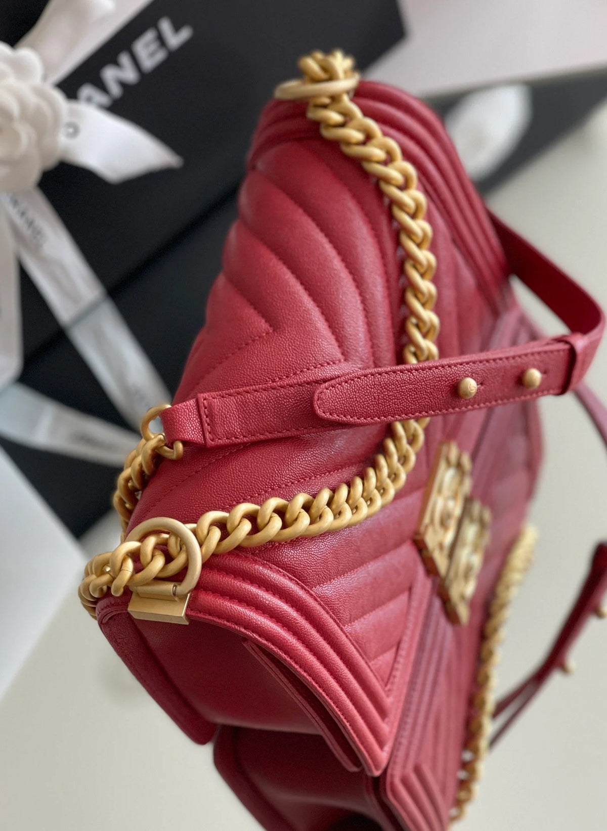 Red Medium Handbag F171432