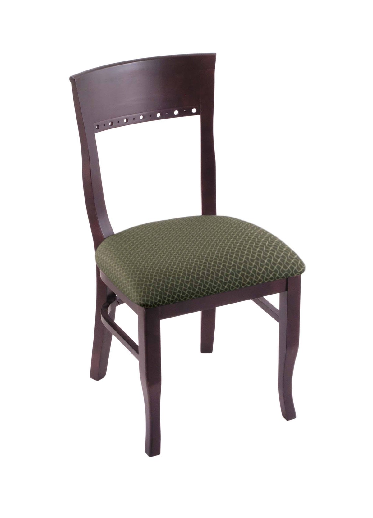 Dark Cherry Chair with Axis Grove Seat F4978