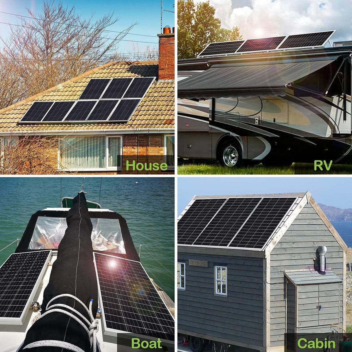 100 Watt 12 Volt Monocrystalline Solar Panel Starter Kit V31353