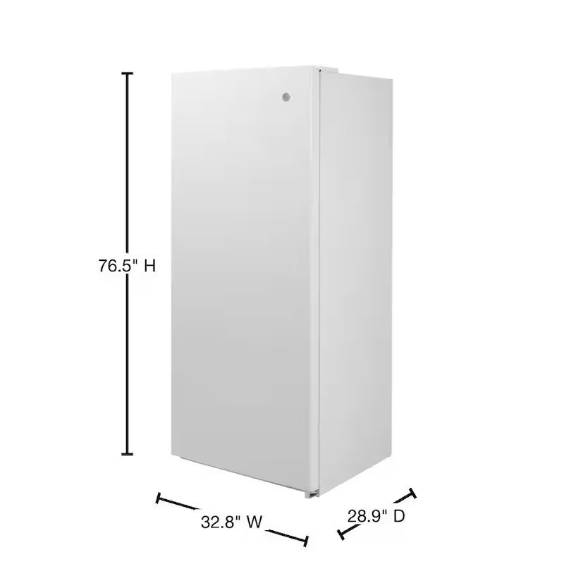 21.3 cu. ft. Frost Free Upright Freezer in White A50347