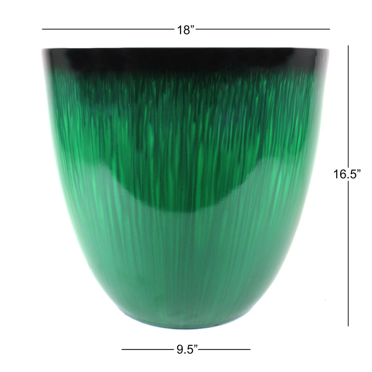 Green 18 inch Egg Planter Z774