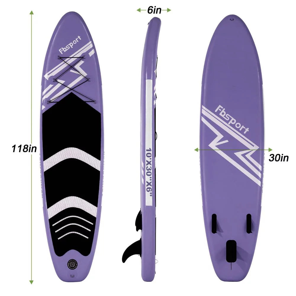 Inflatable Paddle Board 10.6ft Purple I915223