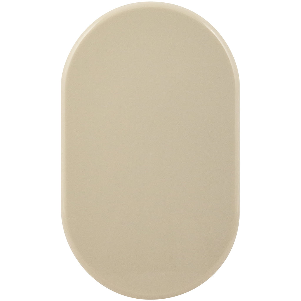 3 1/2" x 6" Oval Reusable Furniture Sliders, Beige (8 Pack) C917312